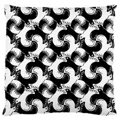 Birds Flock Together Large Cushion Case (two Sides) by Simbadda