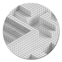 Design Grafis Pattern Magnet 5  (round) by Simbadda