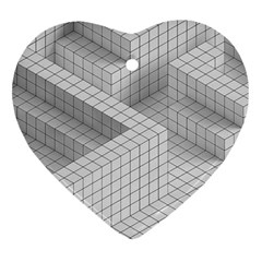 Design Grafis Pattern Heart Ornament (two Sides) by Simbadda