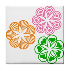 Flower Floral Love Valentine Star Pink Orange Green Face Towel