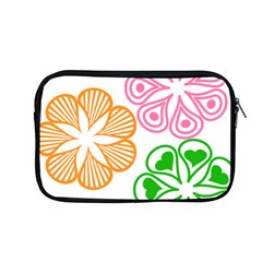 Flower Floral Love Valentine Star Pink Orange Green Apple Macbook Pro 13  Zipper Case by Alisyart