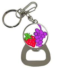 Fruit Grapes Strawberries Red Green Purple Button Necklaces