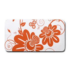 Floral Rose Orange Flower Medium Bar Mats by Alisyart