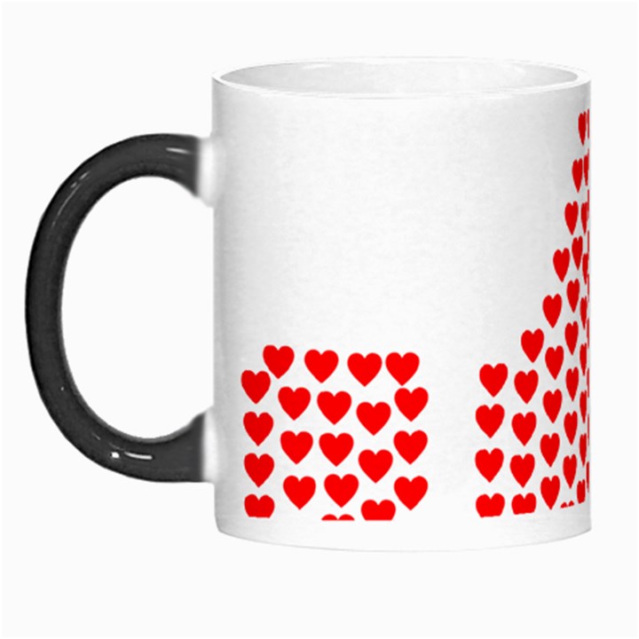 Heart Love Valentines Day Red Sign Morph Mugs