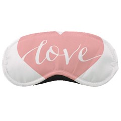 Love Valentines Heart Pink Sleeping Masks