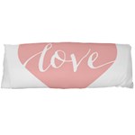 Love Valentines Heart Pink Body Pillow Case Dakimakura (Two Sides) Front