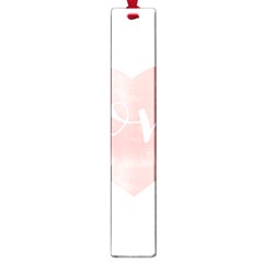 Love Valentines Heart Pink Large Book Marks