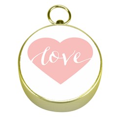 Love Valentines Heart Pink Gold Compasses