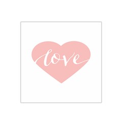 Love Valentines Heart Pink Satin Bandana Scarf