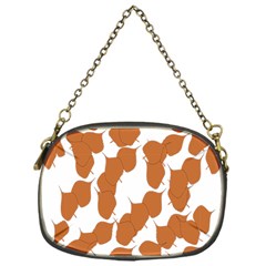 Machovka Autumn Leaves Brown Chain Purses (one Side)  by Alisyart