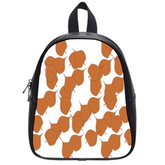 Machovka Autumn Leaves Brown School Bags (small) 