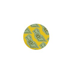 Money Dollar $ Sign Green Yellow 1  Mini Magnets by Alisyart