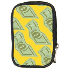 Money Dollar $ Sign Green Yellow Compact Camera Cases by Alisyart