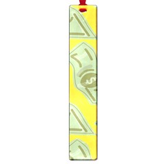 Money Dollar $ Sign Green Yellow Large Book Marks by Alisyart