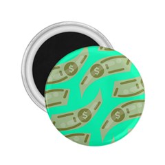 Money Dollar $ Sign Green 2 25  Magnets