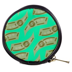 Money Dollar $ Sign Green Mini Makeup Bags