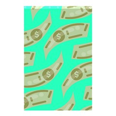 Money Dollar $ Sign Green Shower Curtain 48  X 72  (small) 