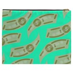 Money Dollar $ Sign Green Cosmetic Bag (XXXL)  Back
