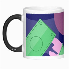 Money Dollar Green Purple Pink Morph Mugs by Alisyart