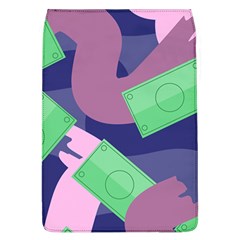 Money Dollar Green Purple Pink Flap Covers (l)  by Alisyart