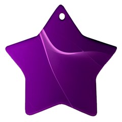 Purple Line Ornament (star) by Alisyart