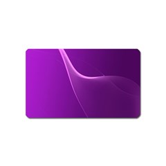 Purple Line Magnet (name Card) by Alisyart