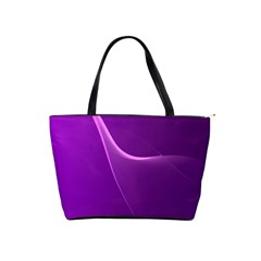 Purple Line Shoulder Handbags by Alisyart