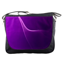 Purple Line Messenger Bags