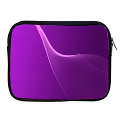 Purple Line Apple Ipad 2/3/4 Zipper Cases