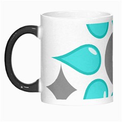 Moon Water Star Grey Blue Morph Mugs by Alisyart