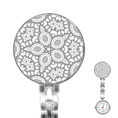 Scope Random Black White Stainless Steel Nurses Watch by Alisyart