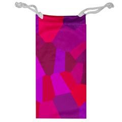 Voronoi Pink Purple Jewelry Bag