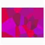 Voronoi Pink Purple Large Glasses Cloth (2-Side) Back