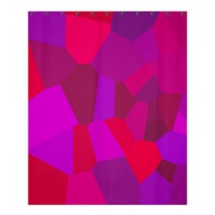 Voronoi Pink Purple Shower Curtain 60  X 72  (medium) 