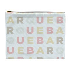 Alphabeth Rainbow Color Cosmetic Bag (xl)