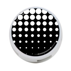 Circle Masks White Black 4-port Usb Hub (two Sides)  by Alisyart