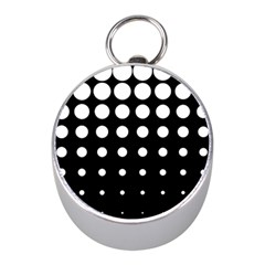 Circle Masks White Black Mini Silver Compasses by Alisyart