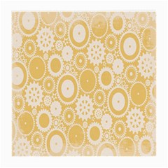 Wheels Star Gold Circle Yellow Medium Glasses Cloth (2-side)