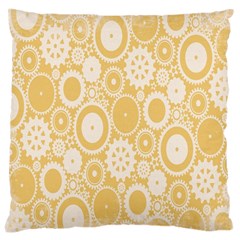 Wheels Star Gold Circle Yellow Large Cushion Case (two Sides)