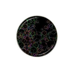 Boxs Black Background Pattern Hat Clip Ball Marker