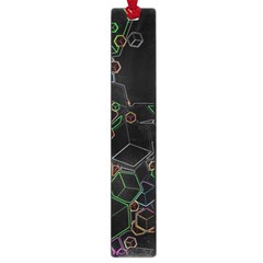 Boxs Black Background Pattern Large Book Marks