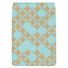 Fish Animals Brown Blue Line Sea Beach Flap Covers (l)  by Alisyart