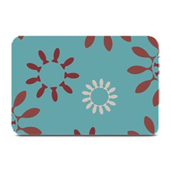 Fish Animals Star Brown Blue White Plate Mats by Alisyart