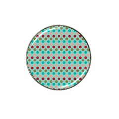 Large Circle Rainbow Dots Color Red Blue Pink Hat Clip Ball Marker by Alisyart