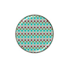 Large Circle Rainbow Dots Color Red Blue Pink Hat Clip Ball Marker (10 Pack) by Alisyart