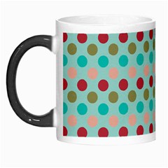 Large Circle Rainbow Dots Color Red Blue Pink Morph Mugs by Alisyart