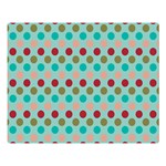 Large Circle Rainbow Dots Color Red Blue Pink Double Sided Flano Blanket (Large)  Blanket Back