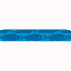 Fish Line Sea Beach Swim Red Blue Small Bar Mats