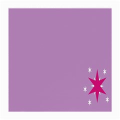 Purple Flagred White Star Medium Glasses Cloth by Alisyart