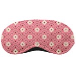 Pink Flower Floral Sleeping Masks Front